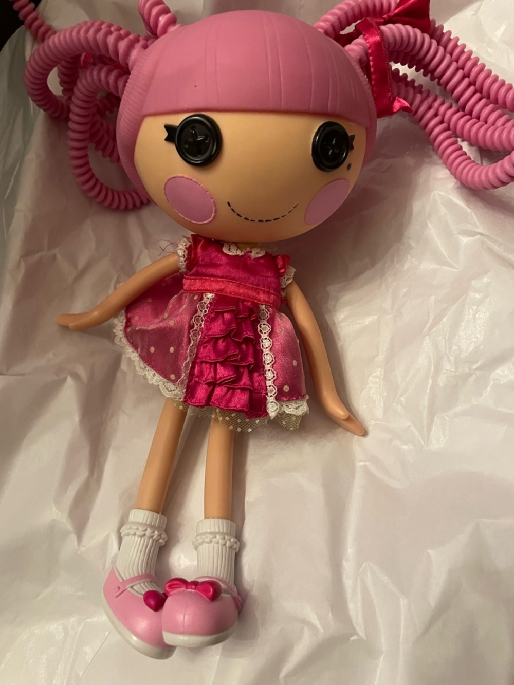 Pink Lalaloopsy Button-Eye Doll (Jewel Sparkle)